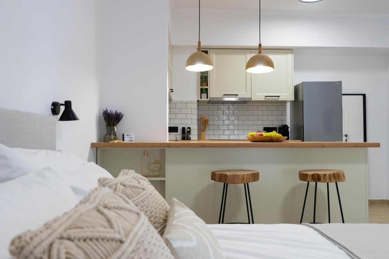 Marilias Luxury Studio Apartment Kíssamos Exteriör bild